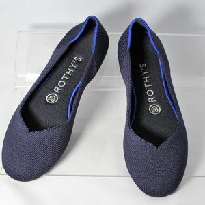 Rothy’s Maritime Navy Rounded Flats sz 7.5